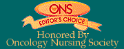 Award From the Oncology Nursing Society